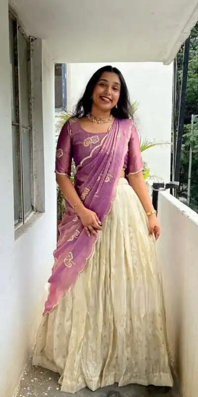 Lavender Fendy Silk Sequence Cut Work Lehenga Choli | Lehenga, Bollywood Lehenga, Creative Lehenga, Designer Lehenga, Embroidered Lehenga, Party Wear Lehenga