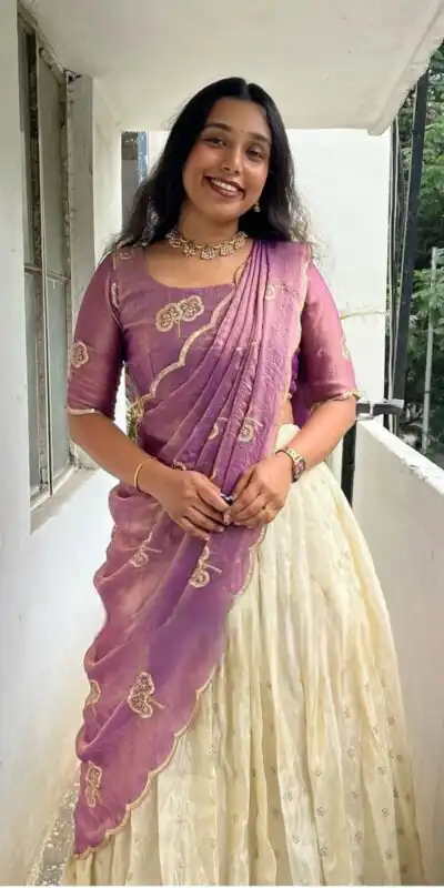 Lavender Fendy Silk Sequence Cut Work Lehenga Choli | Lehenga, Bollywood Lehenga, Creative Lehenga, Designer Lehenga, Embroidered Lehenga, Party Wear Lehenga