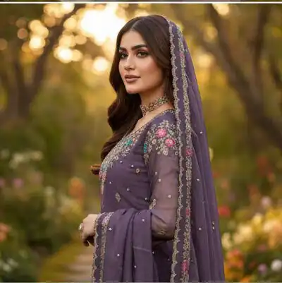 Lavender Organza Silk Sequence Moti Work Salwar Suit | Jump Suits, Salwar suit, Casual Suits, Creative suits, Designer Suits, Palazzo Suits, Party Wear Suits, Patiala Suits, Straight Suits
