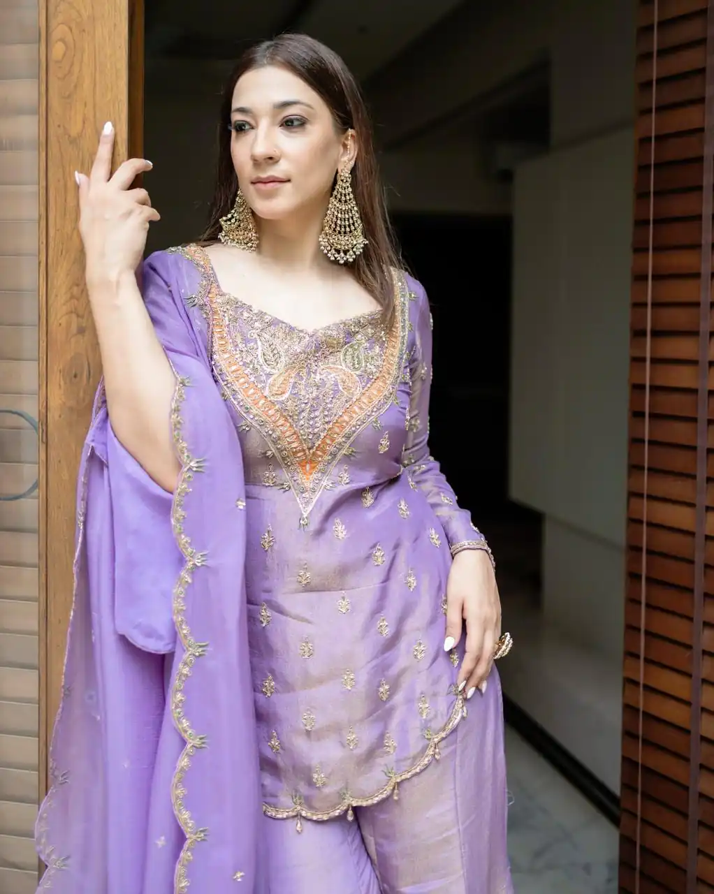 Lavender Simar Silk Embroidery Work Salwar Suit | Jump Suits, Salwar suit, Casual Suits, Creative suits, Designer Suits, Palazzo Suits, Party Wear Suits, Patiala Suits, Straight Suits