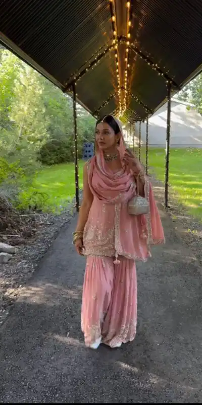 Light Peach Georgette Embroidery Work Salwar Suit | Jump Suits, Salwar suit, Casual Suits, Creative suits, Designer Suits, Palazzo Suits, Party Wear Suits, Patiala Suits, Straight Suits