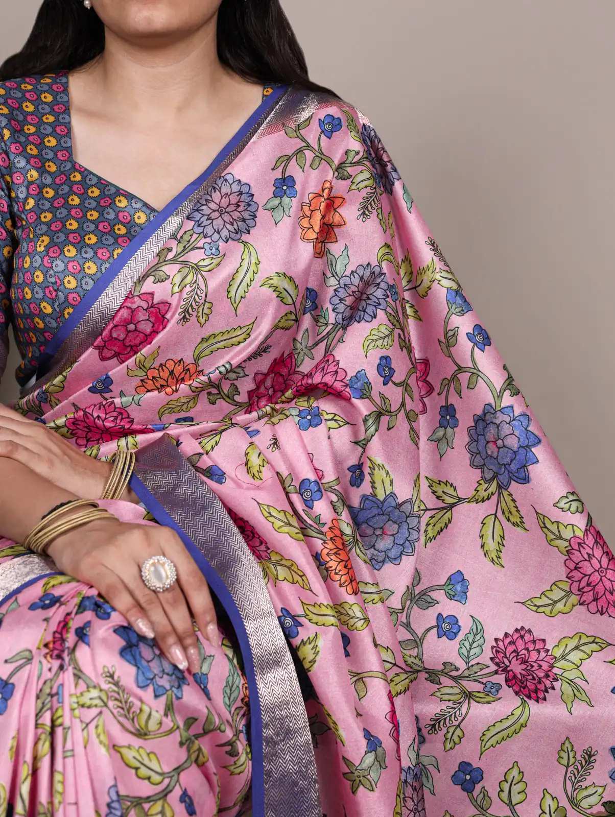 Light Pink Tasar Silk With Viscose Border Saree | Sarees, Bollywood Sarees, Creative Sarees, Designer Sarees, Embroidered Sarees, Ethnic Saree, Modern Digital sarees, Party Wear Sarees