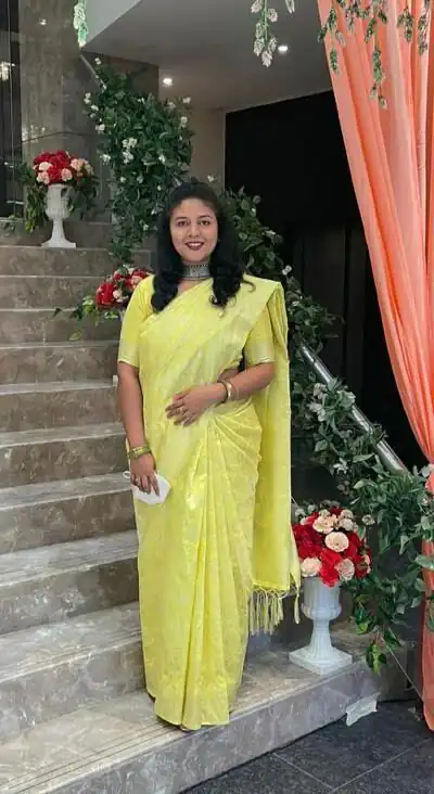 Light Yellow Soft Lichi Silk Zahlar Saree | Sarees, Bollywood Sarees, Creative Sarees, Designer Sarees, Embroidered Sarees, Ethnic Saree, Modern Digital sarees, Party Wear Sarees