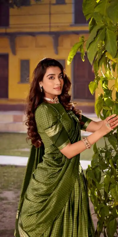 Mahendi Chettinad Cotton Chex Zari Work Lehenga Choli | Lehenga, Bollywood Lehenga, Creative Lehenga, Designer Lehenga, Embroidered Lehenga, Party Wear Lehenga