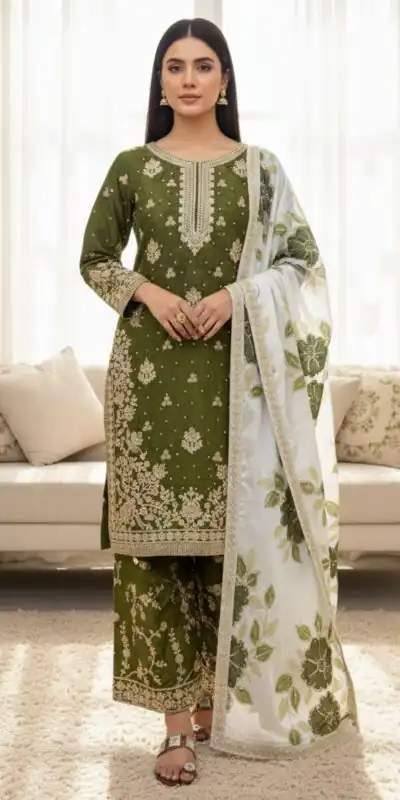 Mahendi Organza Silk Lace Embroidery Work Salwar Suit | Jump Suits, Salwar suit, Casual Suits, Creative suits, Designer Suits, Palazzo Suits, Party Wear Suits, Patiala Suits, Straight Suits