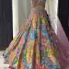 Malty Satin Silk Embroidered Lehenga Choli | Lehenga, Bollywood Lehenga, Creative Lehenga, Designer Lehenga, Embroidered Lehenga, Party Wear Lehenga