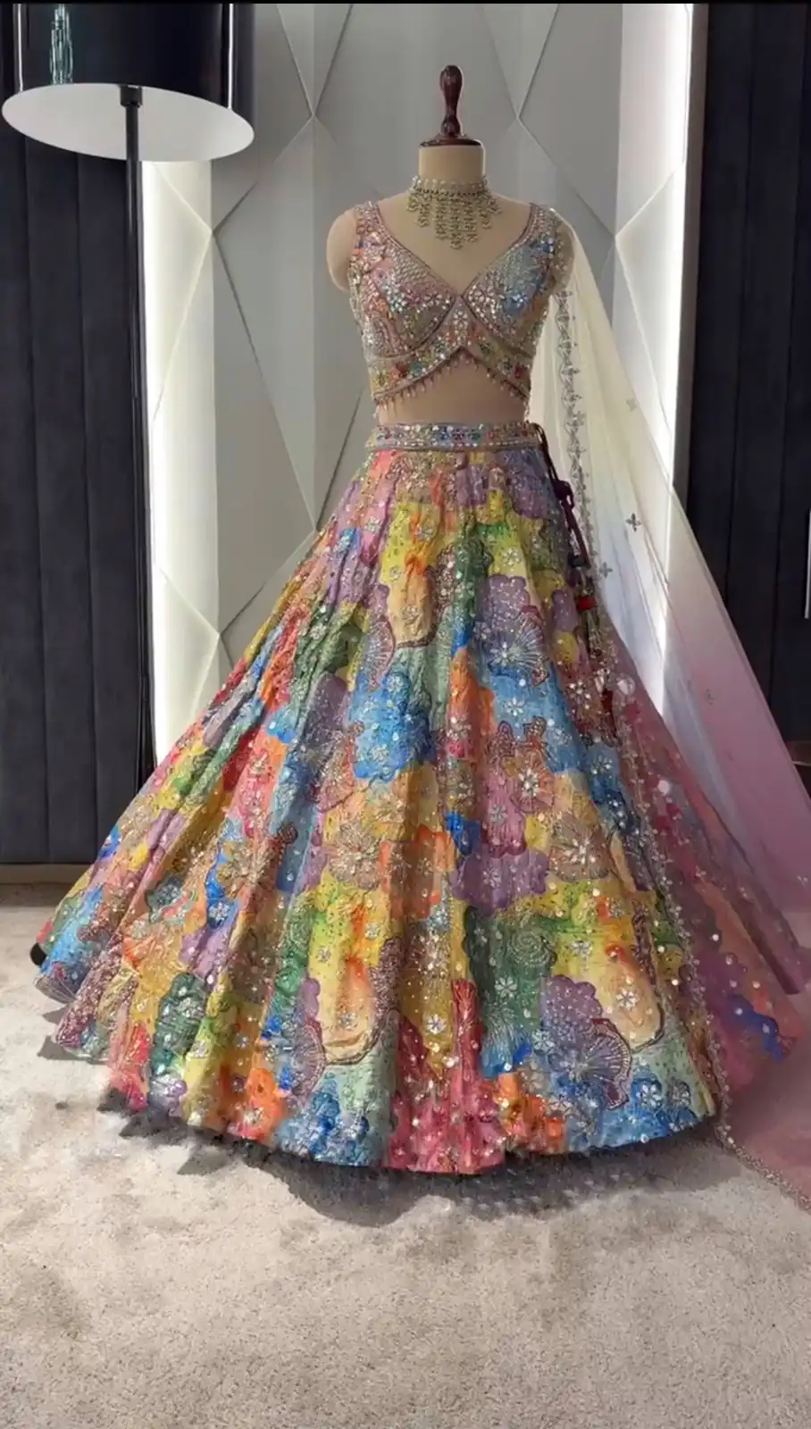Malty Satin Silk Embroidered Lehenga Choli | Lehenga, Bollywood Lehenga, Creative Lehenga, Designer Lehenga, Embroidered Lehenga, Party Wear Lehenga