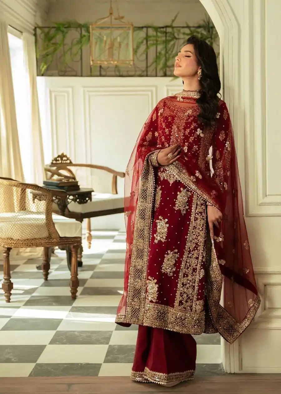 Maroon Faux Sequence Pearl Work Georgette Salwar Suit | Jump Suits, Salwar suit, Casual Suits, Creative suits, Designer Suits, Palazzo Suits, Party Wear Suits, Patiala Suits, Straight Suits
