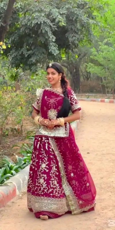 Maroon Fox Georgette Embroidery Work Lehenga Choli | Lehenga, Bollywood Lehenga, Creative Lehenga, Designer Lehenga, Embroidered Lehenga, Party Wear Lehenga