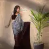 Maroon Heavy 60 Gram Georgette Sequins Saree | Sarees, Bollywood Sarees, Creative Sarees, Designer Sarees, Embroidered Sarees, Ethnic Saree, Modern Digital sarees, Party Wear Sarees