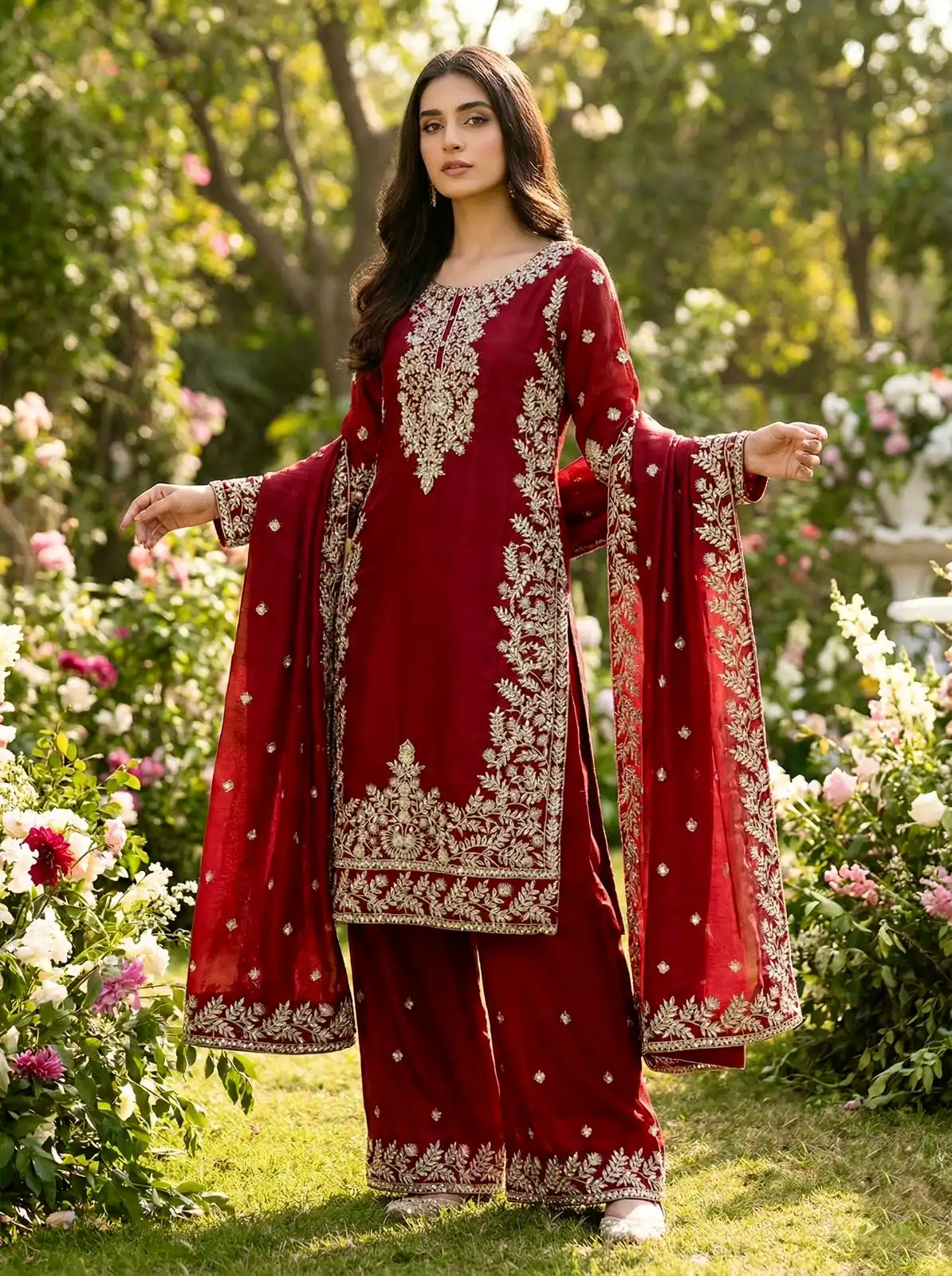 Maroon Organza Silk With Sequence Work Salwar Suit | Jump Suits, Salwar suit, Casual Suits, Creative suits, Designer Suits, Palazzo Suits, Party Wear Suits, Patiala Suits, Straight Suits