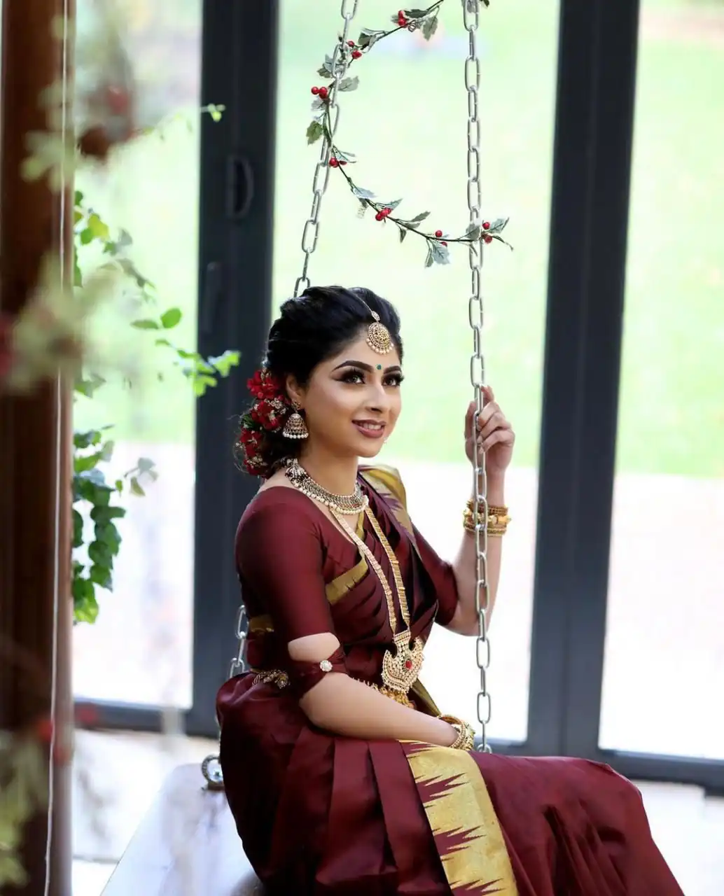 Maroon Soft Silk Jacquard All Over Saree | Sarees, Bollywood Sarees, Creative Sarees, Designer Sarees, Embroidered Sarees, Ethnic Saree, Modern Digital sarees, Party Wear Sarees