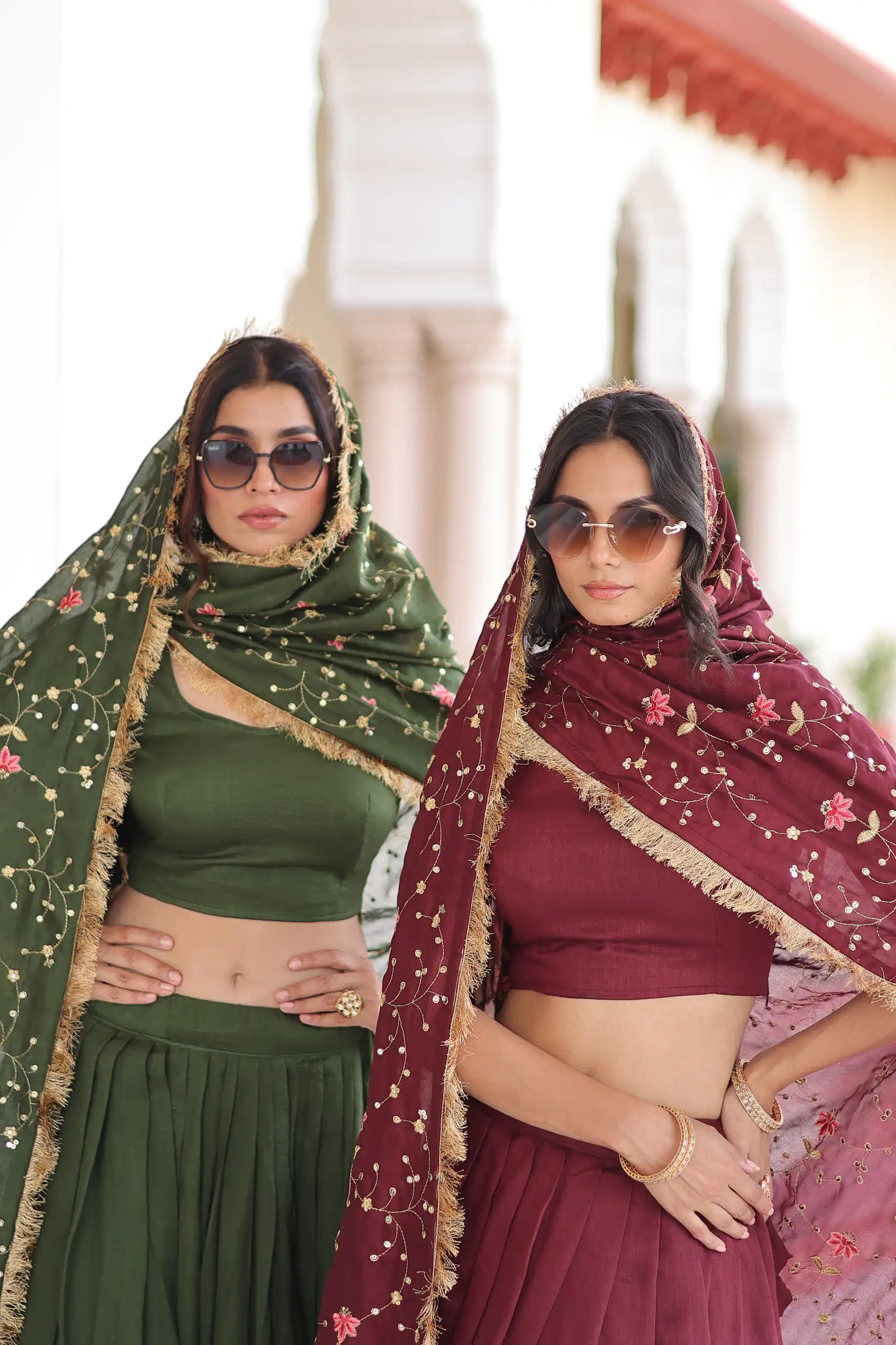 Maroon Vichitra Silk With Embroider Lehenga Choli | Lehenga, Bollywood Lehenga, Creative Lehenga, Designer Lehenga, Embroidered Lehenga, Party Wear Lehenga