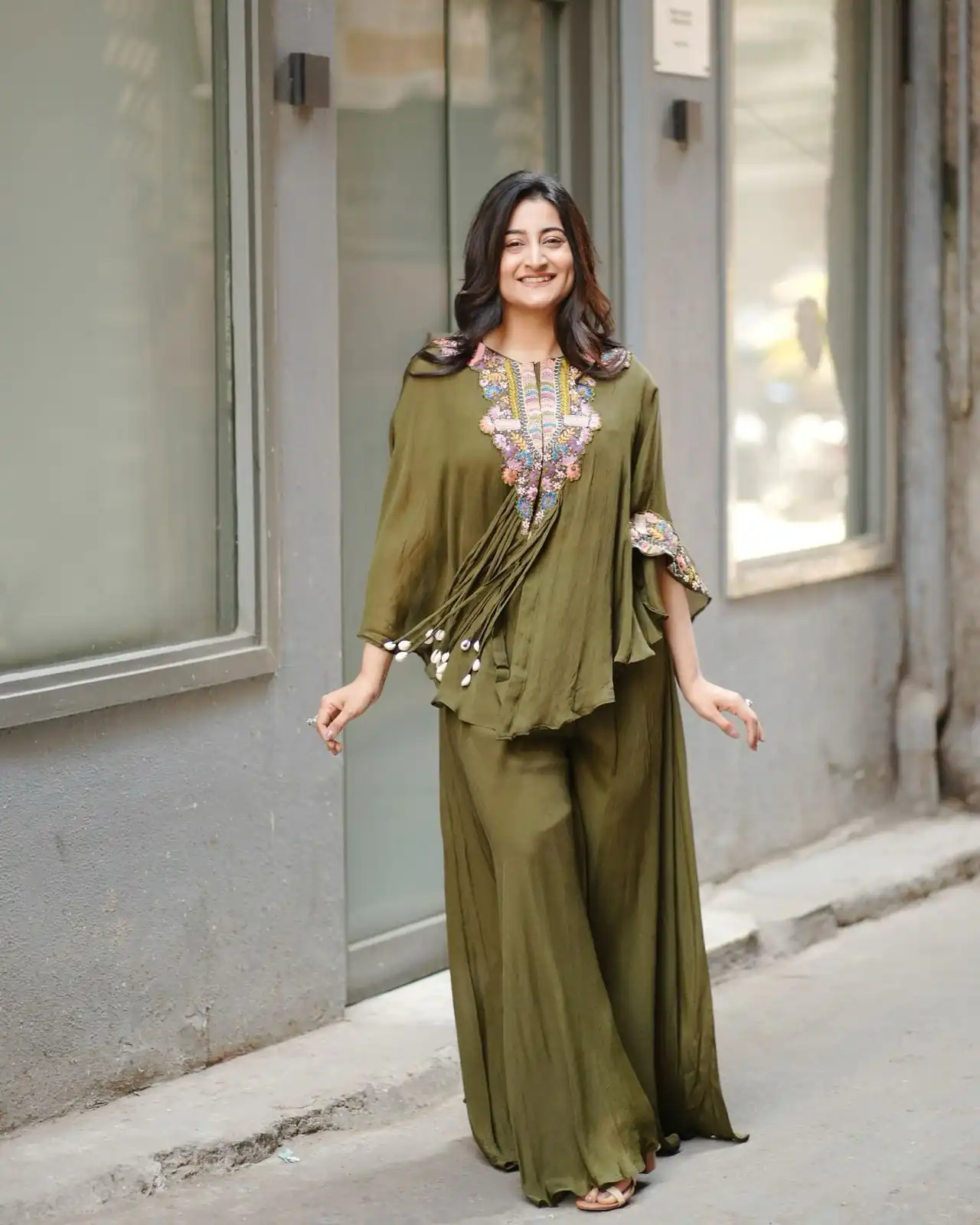 Mehandi Chinon Sequence Salwar Suit | Jump Suits, Salwar suit, Casual Suits, Creative suits, Designer Suits, Palazzo Suits, Party Wear Suits, Patiala Suits, Straight Suits