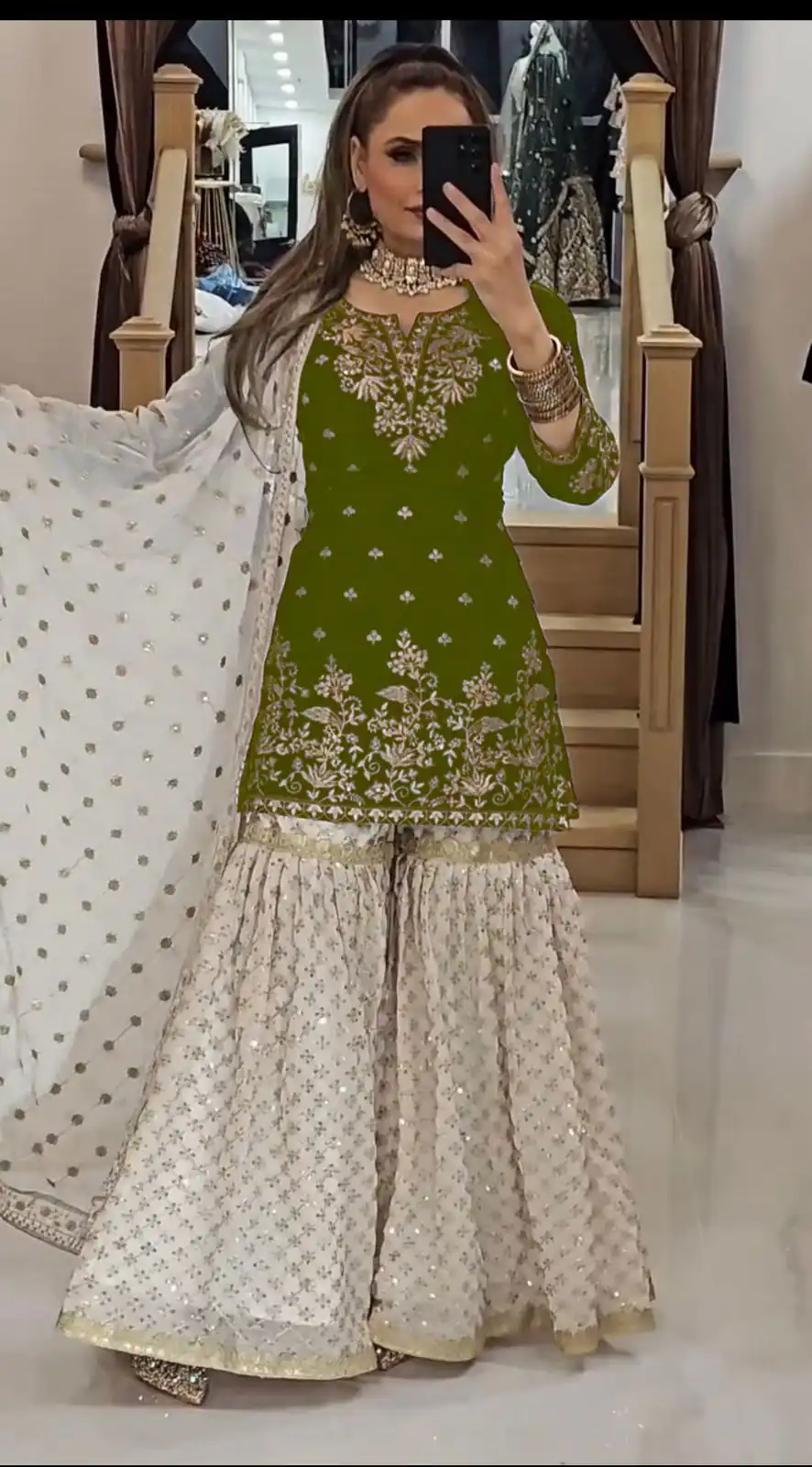 Mehendi Fox Georgette Embroidery Lace Work Salwar Suit | Jump Suits, Tops & Bottoms, Track Suits, Salwar suit, Casual Suits, Creative suits, Designer Suits, Palazzo Suits, Party Wear Suits, Patiala Suits, Straight Suits, Trendy Wear
