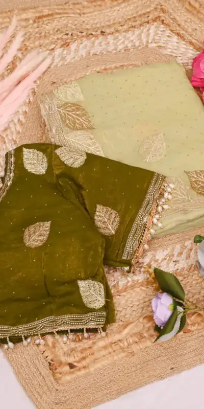 Mehendi Soft Fandy Silk Embroidery Lace Work Saree | Sarees, Bollywood Sarees, Creative Sarees, Designer Sarees, Embroidered Sarees, Ethnic Saree, Modern Digital sarees, Party Wear Sarees