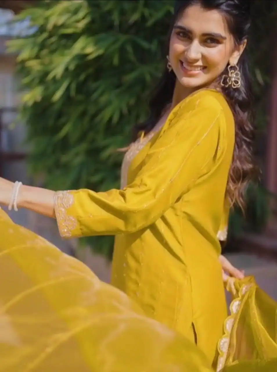 Mustard Pure Chinon Embroidery Salwar Suit | Jump Suits, Tops & Bottoms, Track Suits, Salwar suit, Casual Suits, Creative suits, Designer Suits, Palazzo Suits, Party Wear Suits, Patiala Suits, Straight Suits, Trendy Wear