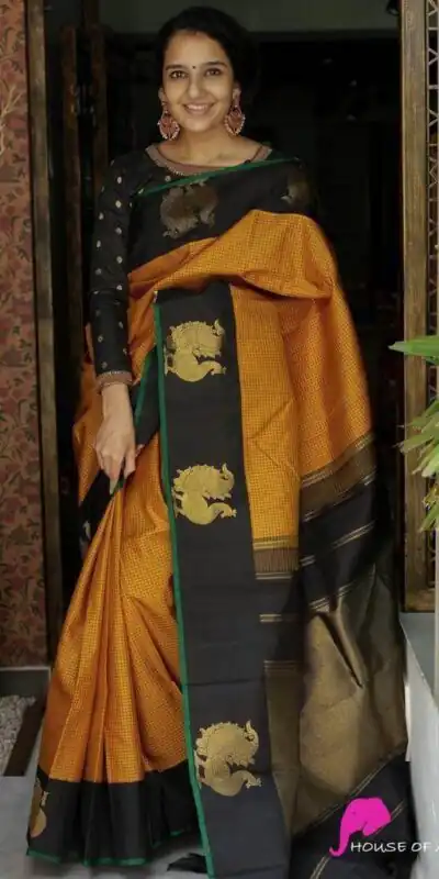 Mustard Soft Lichi Silk Saree | Sarees, Bollywood Sarees, Creative Sarees, Designer Sarees, Embroidered Sarees, Ethnic Saree, Modern Digital sarees, Party Wear Sarees