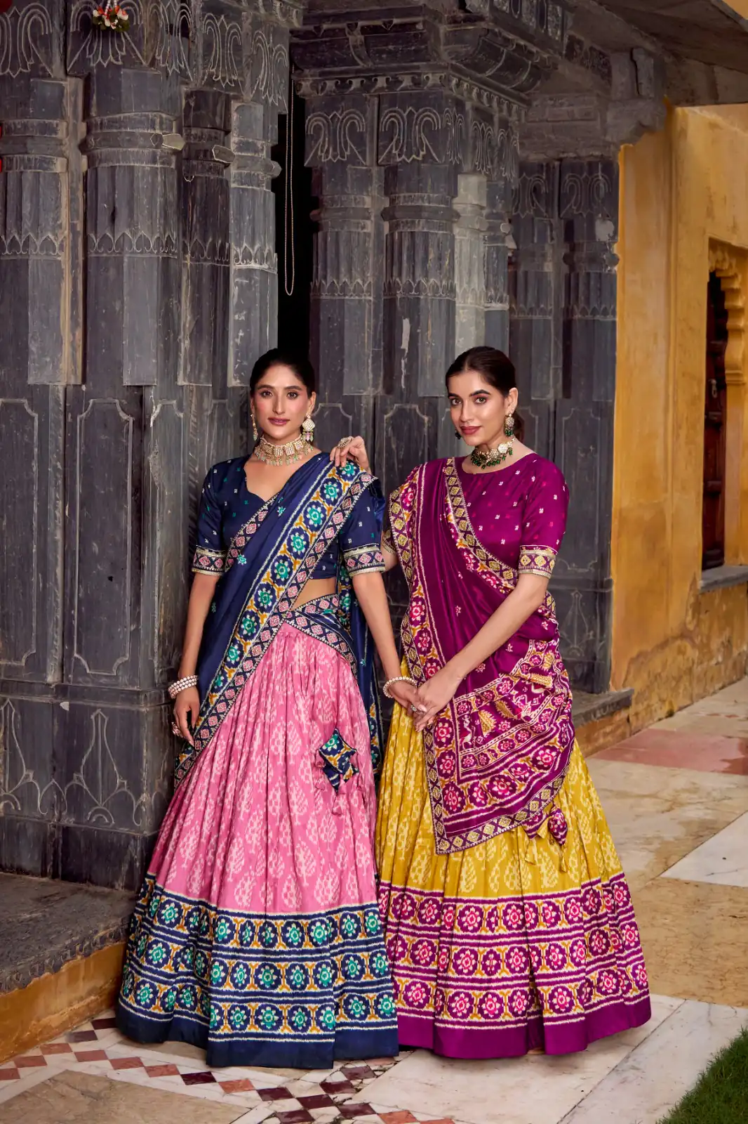 Mustard Tasar Silk Sequins Embroidery Work Lehenga Choli | Lehenga, Bollywood Lehenga, Creative Lehenga, Designer Lehenga, Embroidered Lehenga, Party Wear Lehenga
