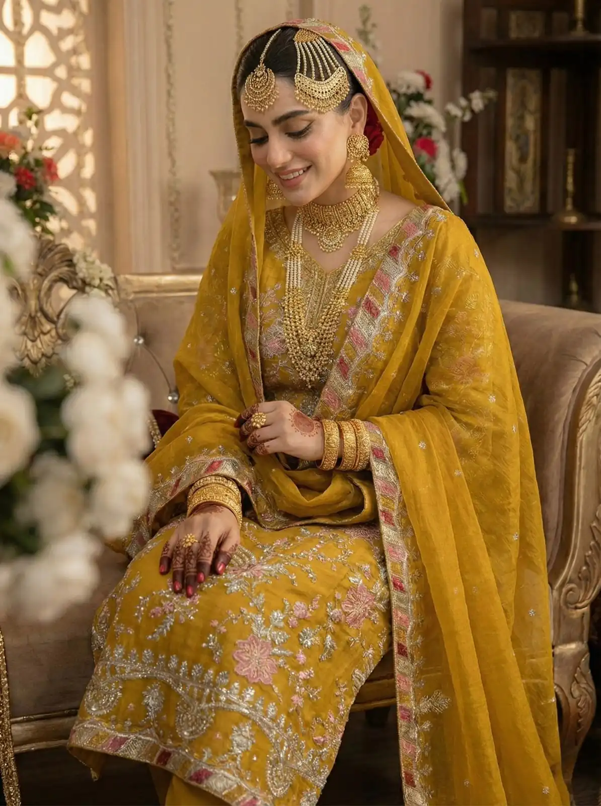 Mustered Crunchy Silk Embroidery Lace Work Salwar Suit | Jump Suits, Salwar suit, Casual Suits, Creative suits, Designer Suits, Palazzo Suits, Party Wear Suits, Patiala Suits, Straight Suits