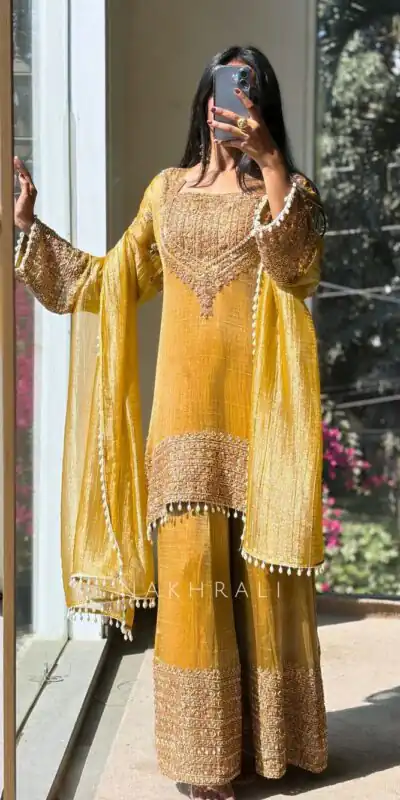 Mustered Fendy Silk Border Lace Work Salwar Suit | Jump Suits, Salwar suit, Casual Suits, Creative suits, Designer Suits, Palazzo Suits, Party Wear Suits, Patiala Suits, Straight Suits