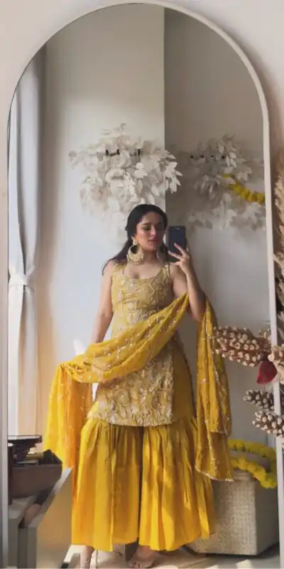 Mustered Simmer Silk With Lace Work Salwar Suit | Jump Suits, Salwar suit, Casual Suits, Creative suits, Designer Suits, Palazzo Suits, Party Wear Suits, Patiala Suits, Straight Suits