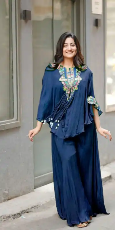 Navy Blue Chinon Sequence Salwar Suit | Jump Suits, Salwar suit, Casual Suits, Creative suits, Designer Suits, Palazzo Suits, Party Wear Suits, Patiala Suits, Straight Suits