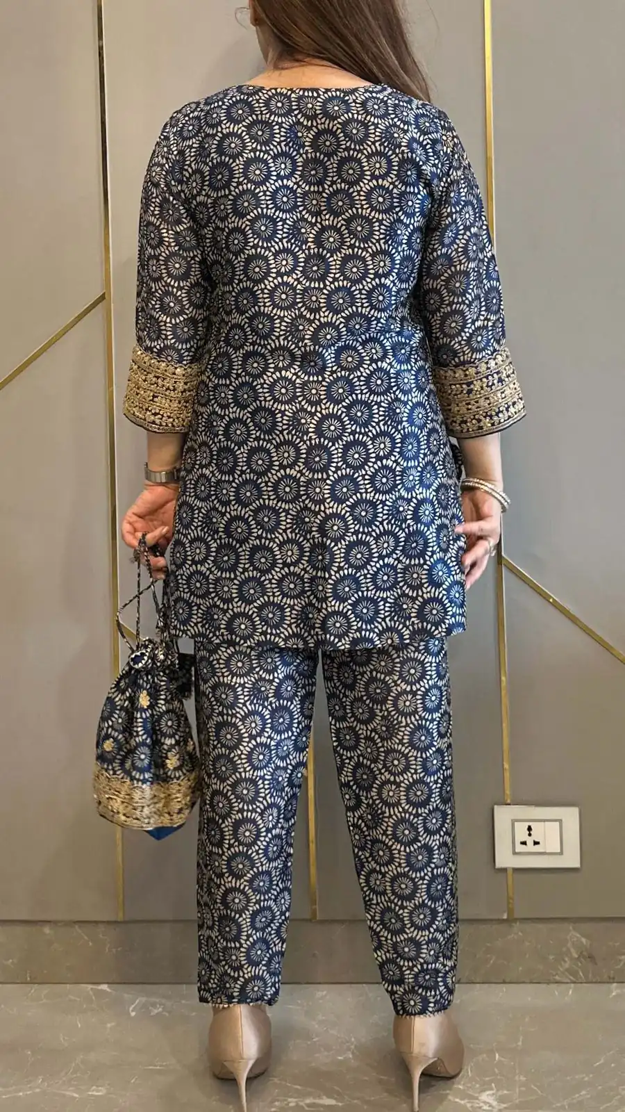 Navy Blue Mul Cotton Lace Embroidery Work Salwar Suit | Jump Suits, Salwar suit, Casual Suits, Creative suits, Designer Suits, Palazzo Suits, Party Wear Suits, Patiala Suits, Straight Suits