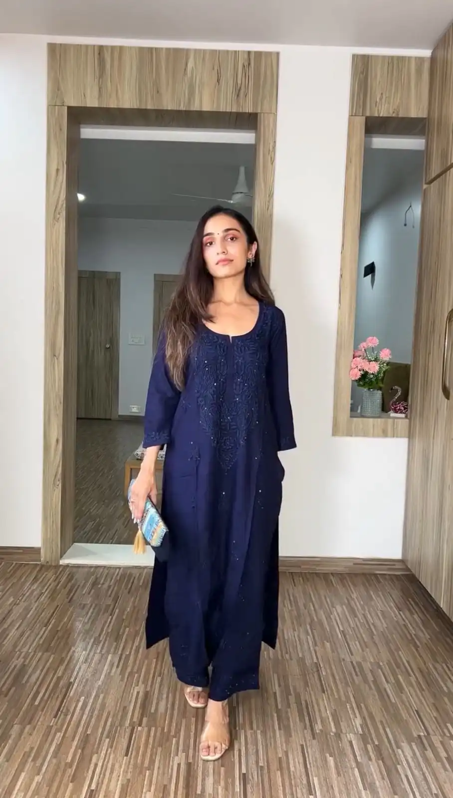 Navy Blue Reyon Embroidery Work Salwar Suit | Jump Suits, Salwar suit, Casual Suits, Creative suits, Designer Suits, Palazzo Suits, Party Wear Suits, Patiala Suits, Straight Suits