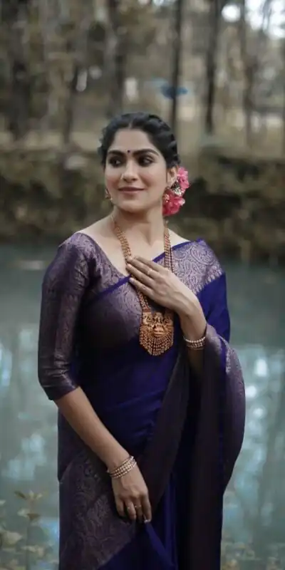 Navy Blue Soft Silk Jacquard All Over Saree | Sarees, Bollywood Sarees, Creative Sarees, Designer Sarees, Embroidered Sarees, Ethnic Saree, Modern Digital sarees, Party Wear Sarees