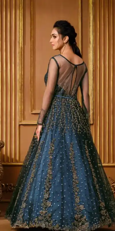 Navy Blue Vaishnavi Net Embroidery Salwar Suit | Salwar suit, Casual Suits, Creative suits, Designer Suits, Palazzo Suits, Party Wear Suits, Patiala Suits, Straight Suits