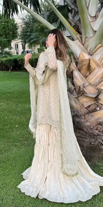 Off White Chinon Silk Sequence Work Salwar Suit | Jump Suits, Salwar suit, Casual Suits, Creative suits, Designer Suits, Palazzo Suits, Party Wear Suits, Patiala Suits, Straight Suits