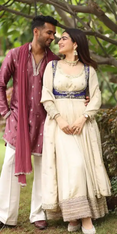 Off White Chinon Silk Thread Embroidery Salwar Suit | Jump Suits, Salwar suit, Casual Suits, Creative suits, Designer Suits, Palazzo Suits, Party Wear Suits, Patiala Suits, Straight Suits