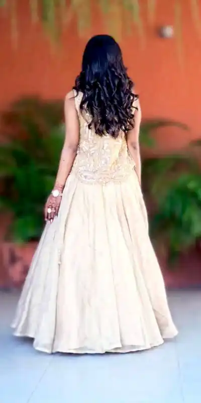Off White Vichitra Silk Embroidery Work Lehenga Choli | Lehenga, Bollywood Lehenga, Creative Lehenga, Designer Lehenga, Embroidered Lehenga, Party Wear Lehenga