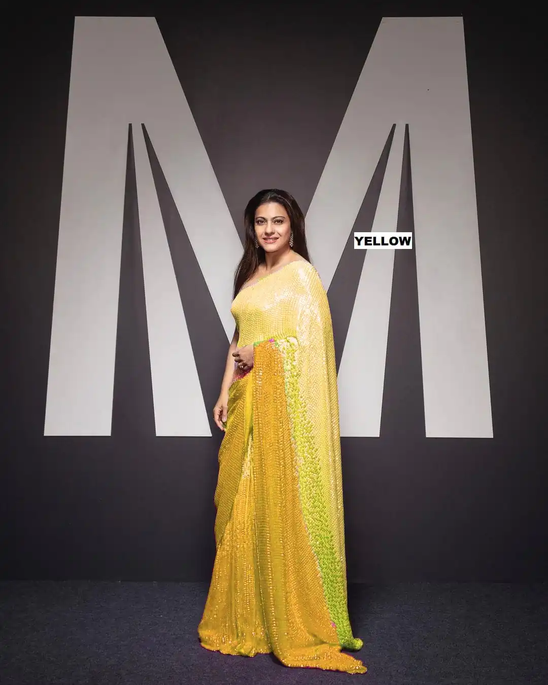 Off Yellow Padding Georgette Double Run Sequins Saree | Sarees, Bollywood Sarees, Creative Sarees, Designer Sarees, Embroidered Sarees, Ethnic Saree, Modern Digital sarees, Party Wear Sarees