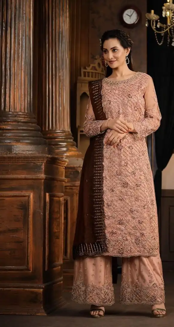 Onion Heavy Net Coding Sequence Embroidery Salwar Suit | Salwar suit, Casual Suits, Creative suits, Designer Suits, Palazzo Suits, Party Wear Suits, Patiala Suits, Straight Suits