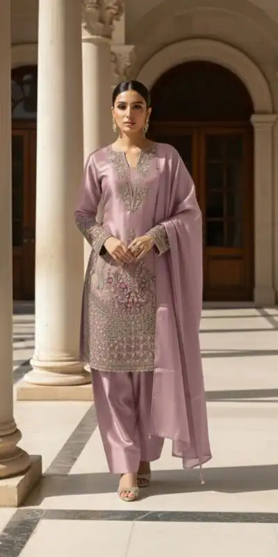 Onion Zimmy Choo With Embroidery Work Salwar Suit | Jump Suits, Salwar suit, Casual Suits, Creative suits, Designer Suits, Palazzo Suits, Party Wear Suits, Patiala Suits, Straight Suits