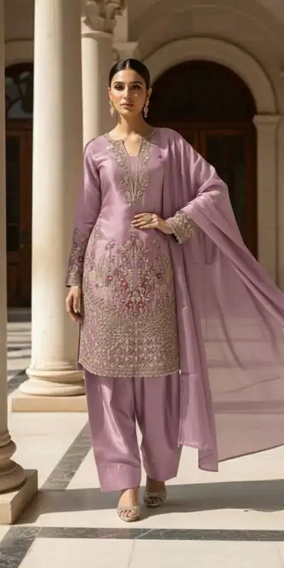 Onion Zimmy Choo With Embroidery Work Salwar Suit | Jump Suits, Salwar suit, Casual Suits, Creative suits, Designer Suits, Palazzo Suits, Party Wear Suits, Patiala Suits, Straight Suits
