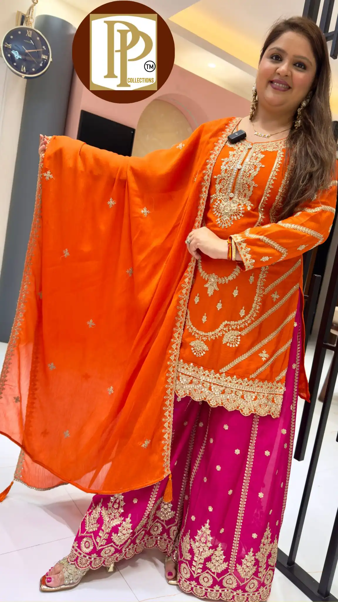 Orange Chinon Silk Embroider Lace Work Salwar Suit | Jump Suits, Salwar suit, Casual Suits, Creative suits, Designer Suits, Palazzo Suits, Party Wear Suits, Patiala Suits, Straight Suits