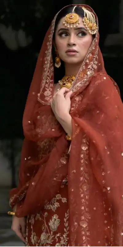 Orange Fox Georgette Embroidery Work Salwar Suit | Jump Suits, Salwar suit, Casual Suits, Creative suits, Designer Suits, Palazzo Suits, Party Wear Suits, Patiala Suits, Straight Suits