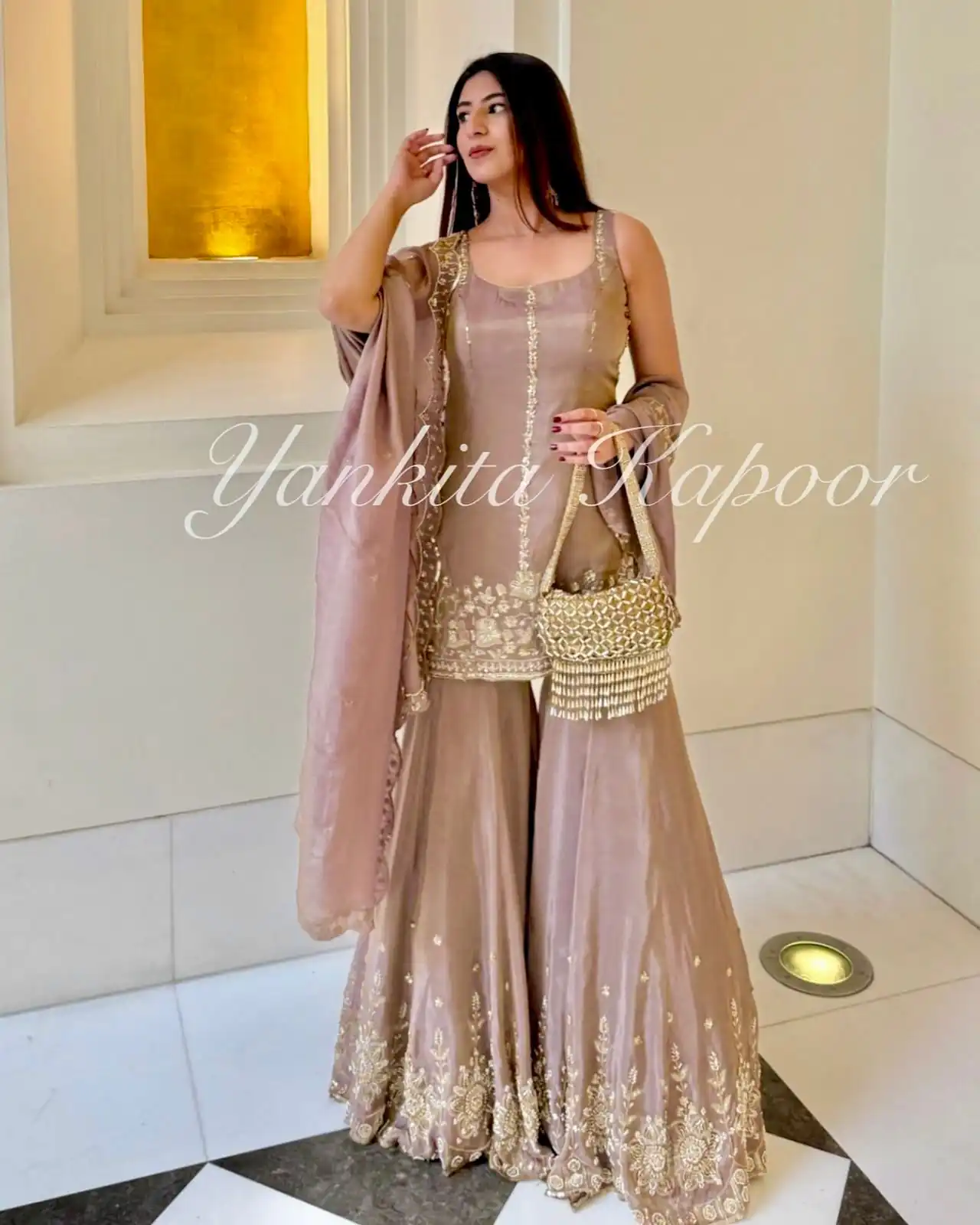 Peach Chinon Silk Embroidery Work Salwar Suit | Jump Suits, Salwar suit, Casual Suits, Creative suits, Designer Suits, Palazzo Suits, Party Wear Suits, Patiala Suits, Straight Suits