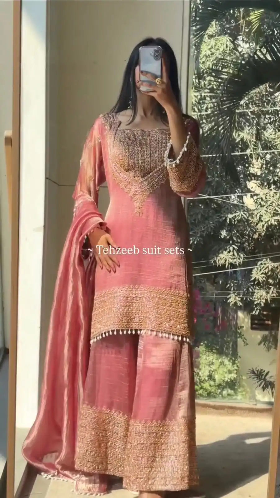 Peach Fendy Silk Border Lace Work Salwar Suit | Jump Suits, Salwar suit, Casual Suits, Creative suits, Designer Suits, Palazzo Suits, Party Wear Suits, Patiala Suits, Straight Suits