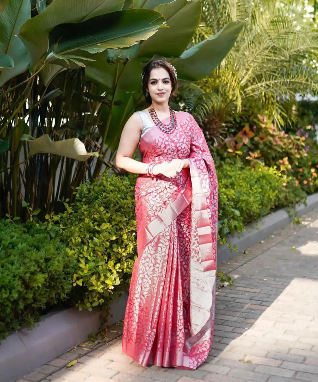 Peach Lichi Silk Lace Work Border Saree | Sarees, Bollywood Sarees, Creative Sarees, Designer Sarees, Embroidered Sarees, Ethnic Saree, Modern Digital sarees, Party Wear Sarees