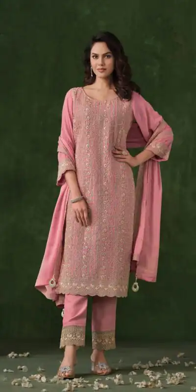 Peach Rangoli Coding Sequence Work Salwar Suit | Jump Suits, Salwar suit, Casual Suits, Creative suits, Designer Suits, Palazzo Suits, Party Wear Suits, Patiala Suits, Straight Suits
