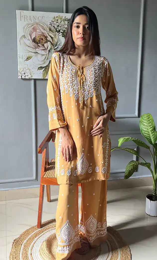 Peach Rayon With Embroidery Work Salwar Suit | Jump Suits, Salwar suit, Casual Suits, Creative suits, Designer Suits, Palazzo Suits, Party Wear Suits, Patiala Suits, Straight Suits