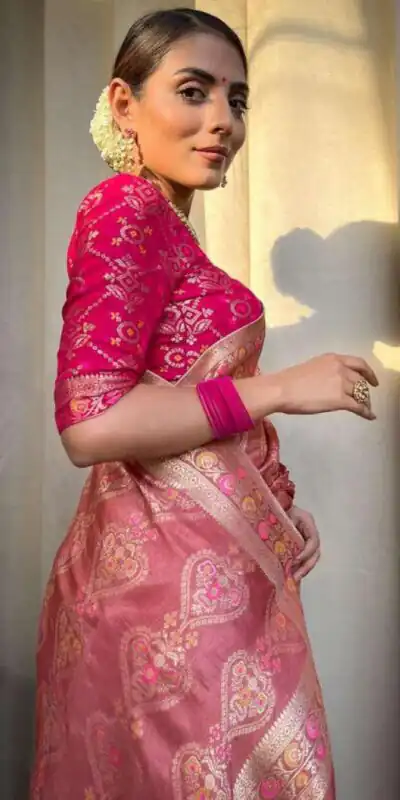 Peach Soft Litchi Silk Kubera Pattu On All Over Saree | Sarees, Bollywood Sarees, Creative Sarees, Designer Sarees, Embroidered Sarees, Ethnic Saree, Modern Digital sarees, Party Wear Sarees