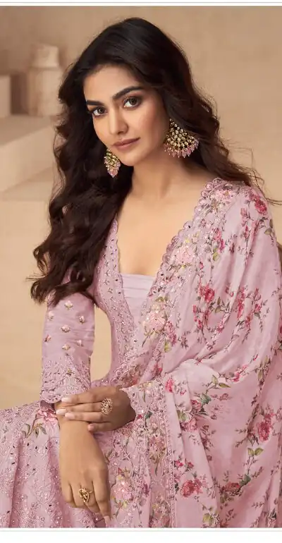 Peach Vichitra Sequence Work Salwar Suit | Jump Suits, Salwar suit, Casual Suits, Creative suits, Designer Suits, Palazzo Suits, Party Wear Suits, Patiala Suits, Straight Suits