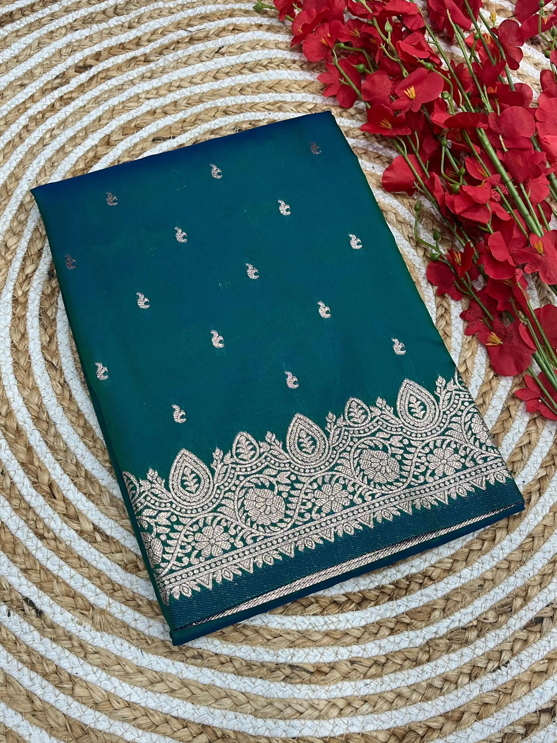 Peacock Blue Banarasi Silk Zari Weaving Pallu Saree | Sarees, Bollywood Sarees, Creative Sarees, Designer Sarees, Embroidered Sarees, Ethnic Saree, Modern Digital sarees, Party Wear Sarees