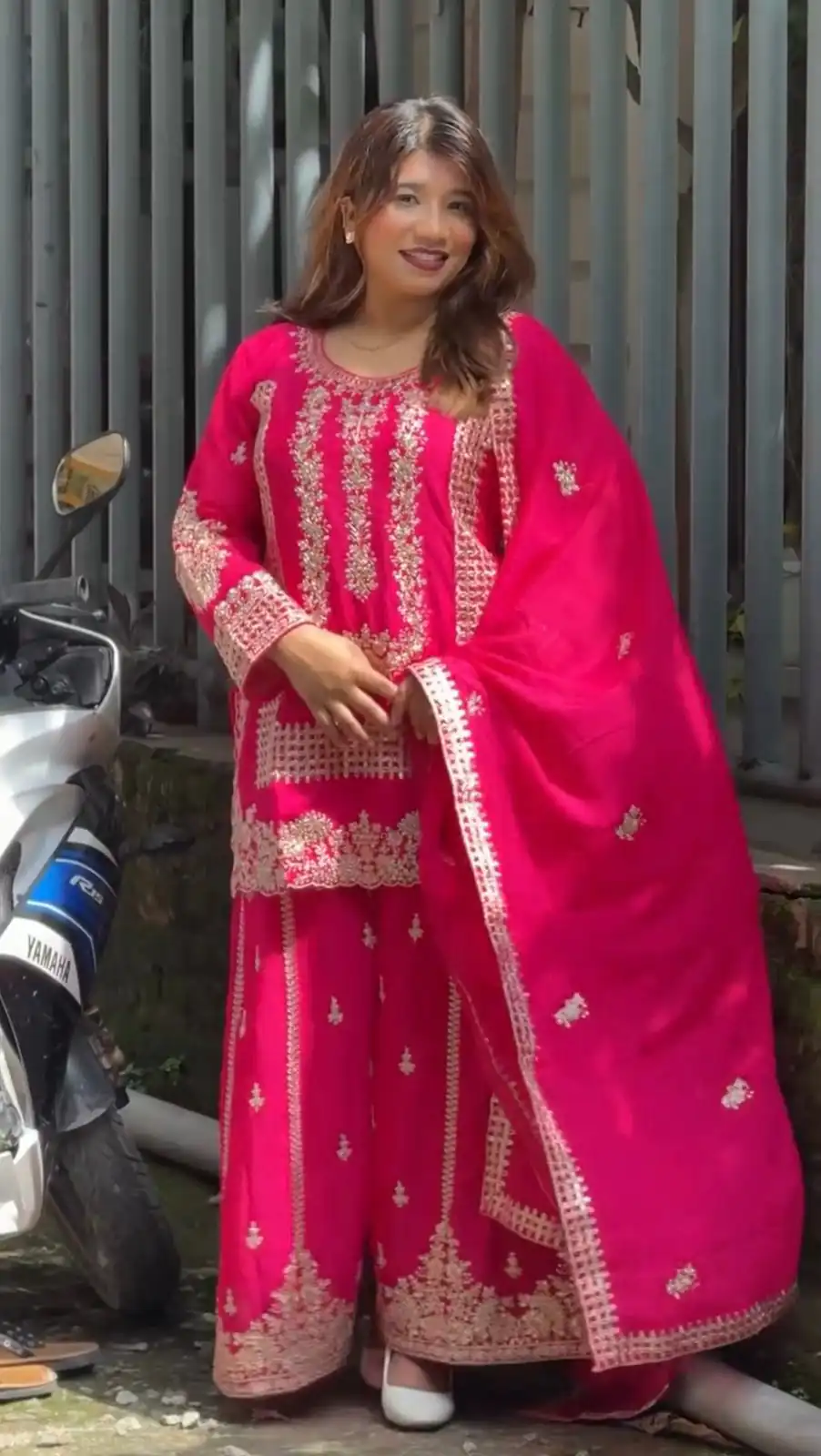 Pink Blooming Georgette Sequence Salwar Suit | Salwar suit, Casual Suits, Creative suits, Designer Suits, Palazzo Suits, Party Wear Suits, Patiala Suits, Straight Suits