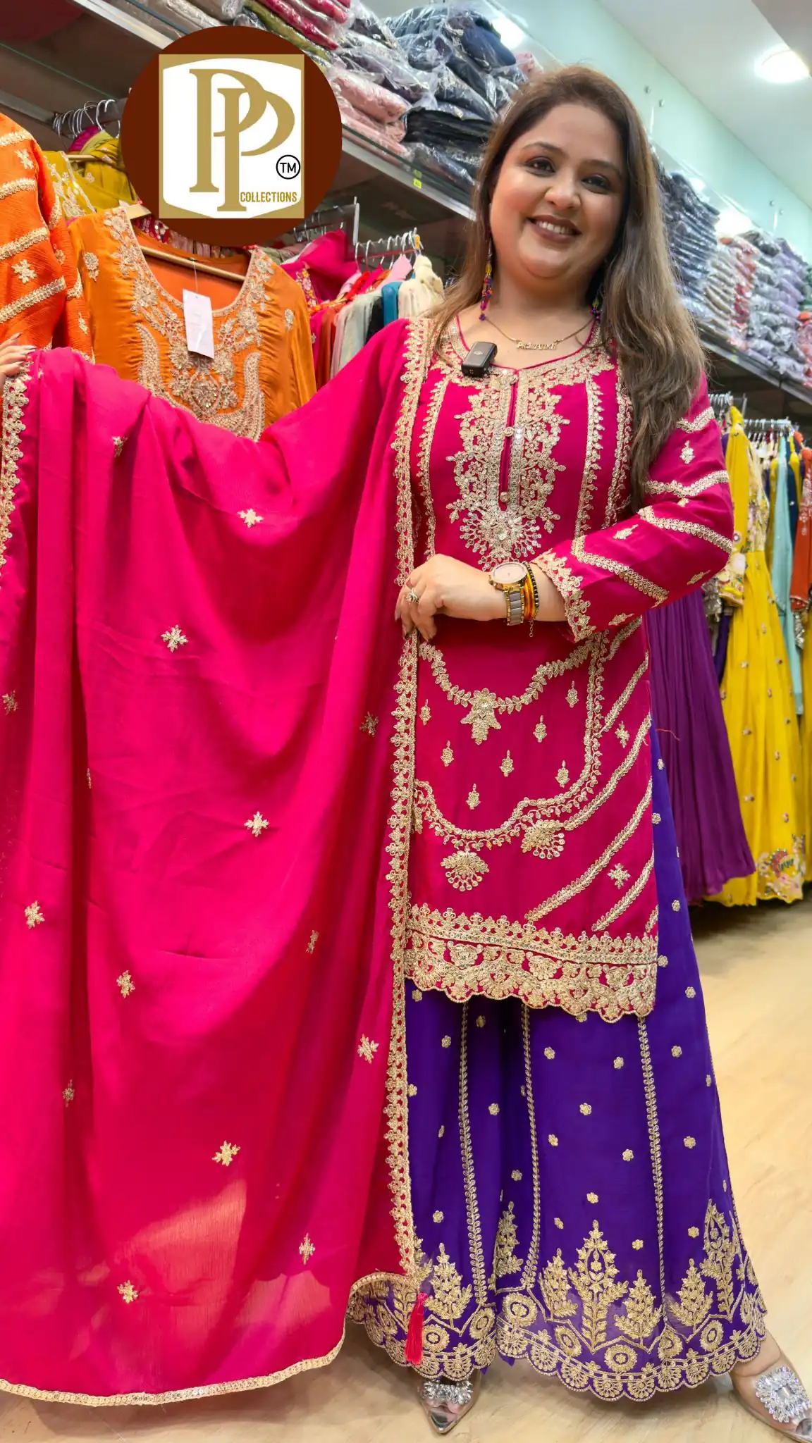 Pink Chinon Silk Embroider Lace Work Salwar Suit | Jump Suits, Salwar suit, Casual Suits, Creative suits, Designer Suits, Palazzo Suits, Party Wear Suits, Patiala Suits, Straight Suits